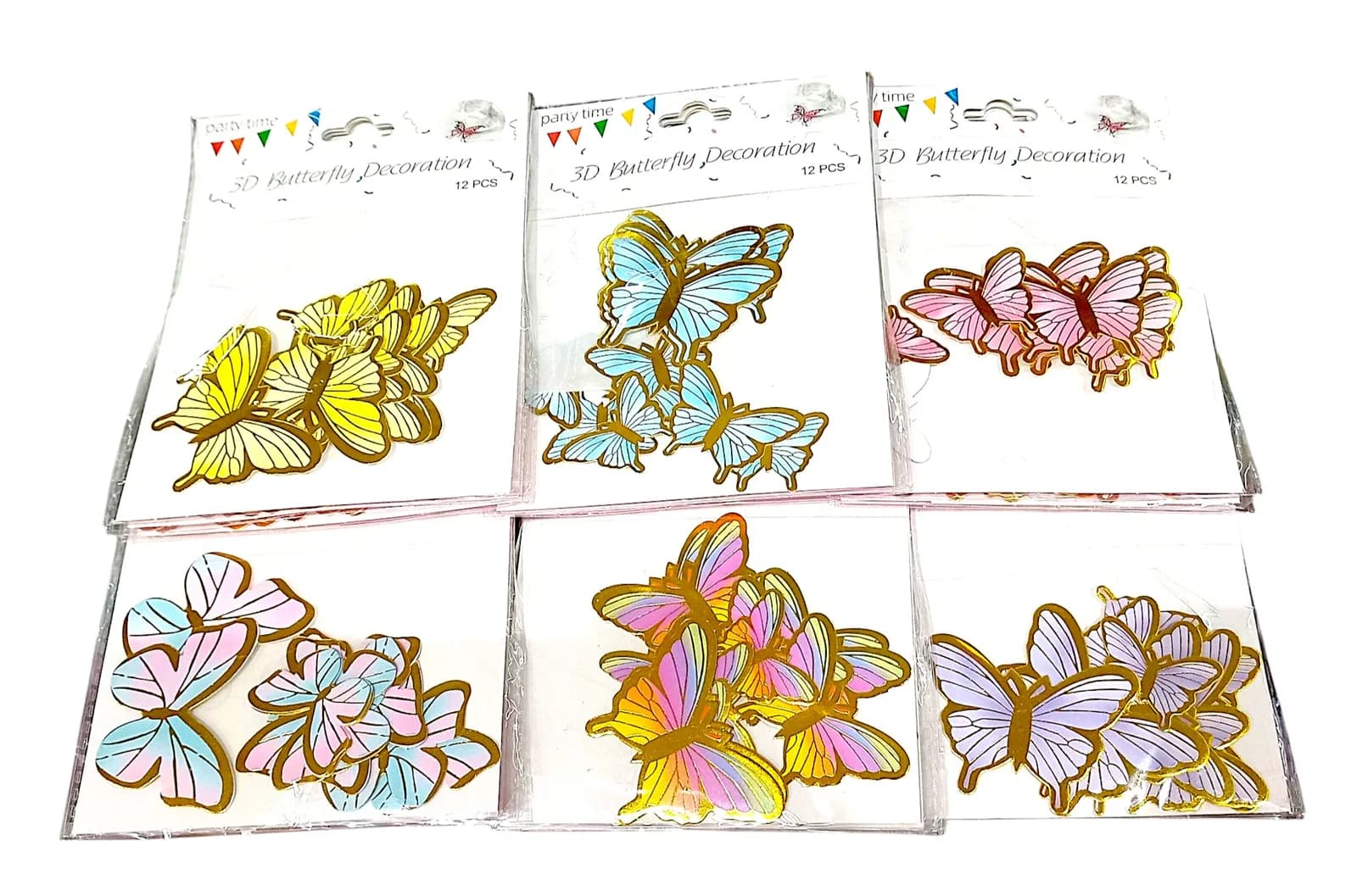ADORNO PAPEL TOPER MARIPOSA X 3