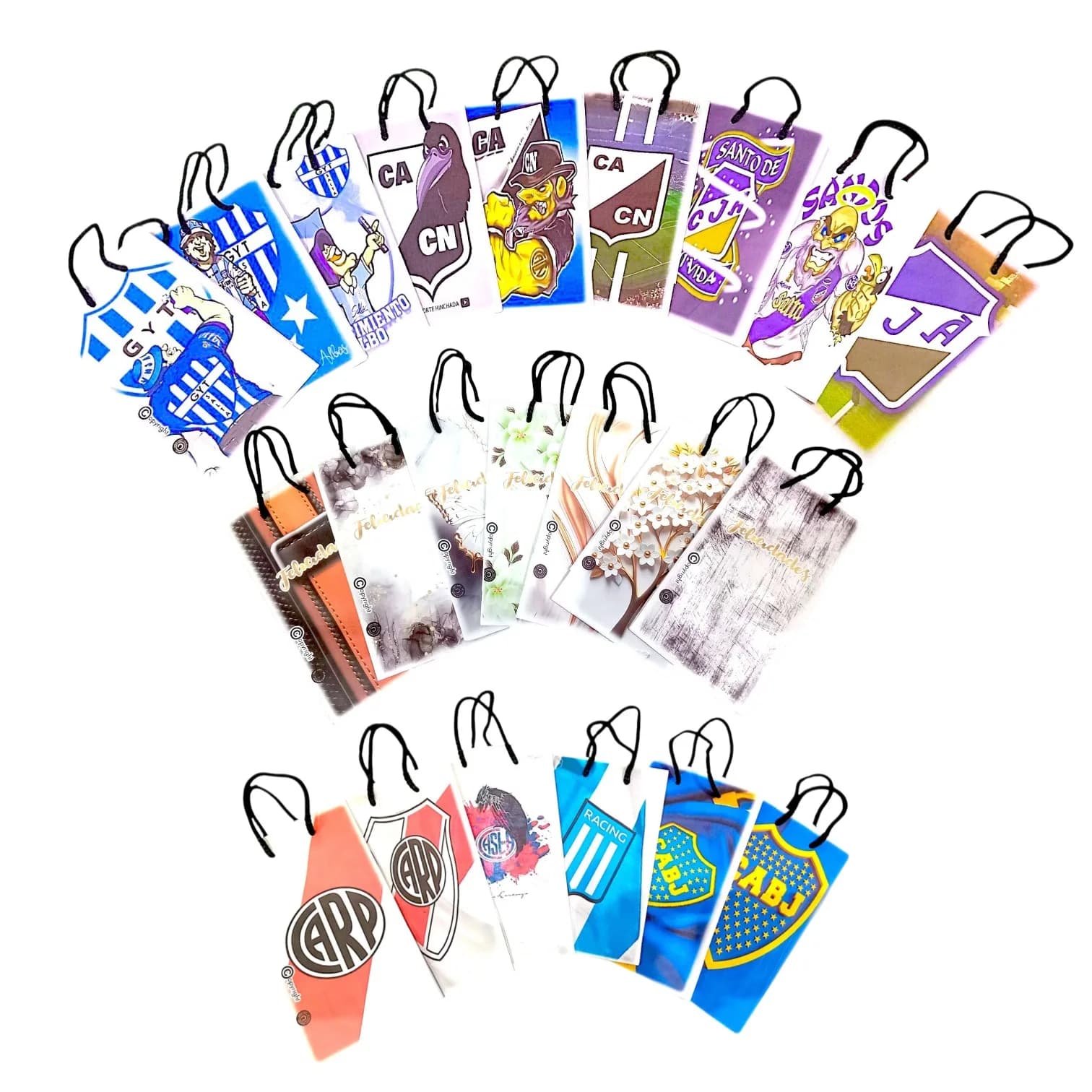 BOLSA C/CORDON X 10 - 12X22 CM APROX.