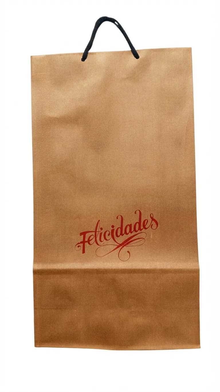 BOLSA DE MADERA GRANDE 43X24 APROX.