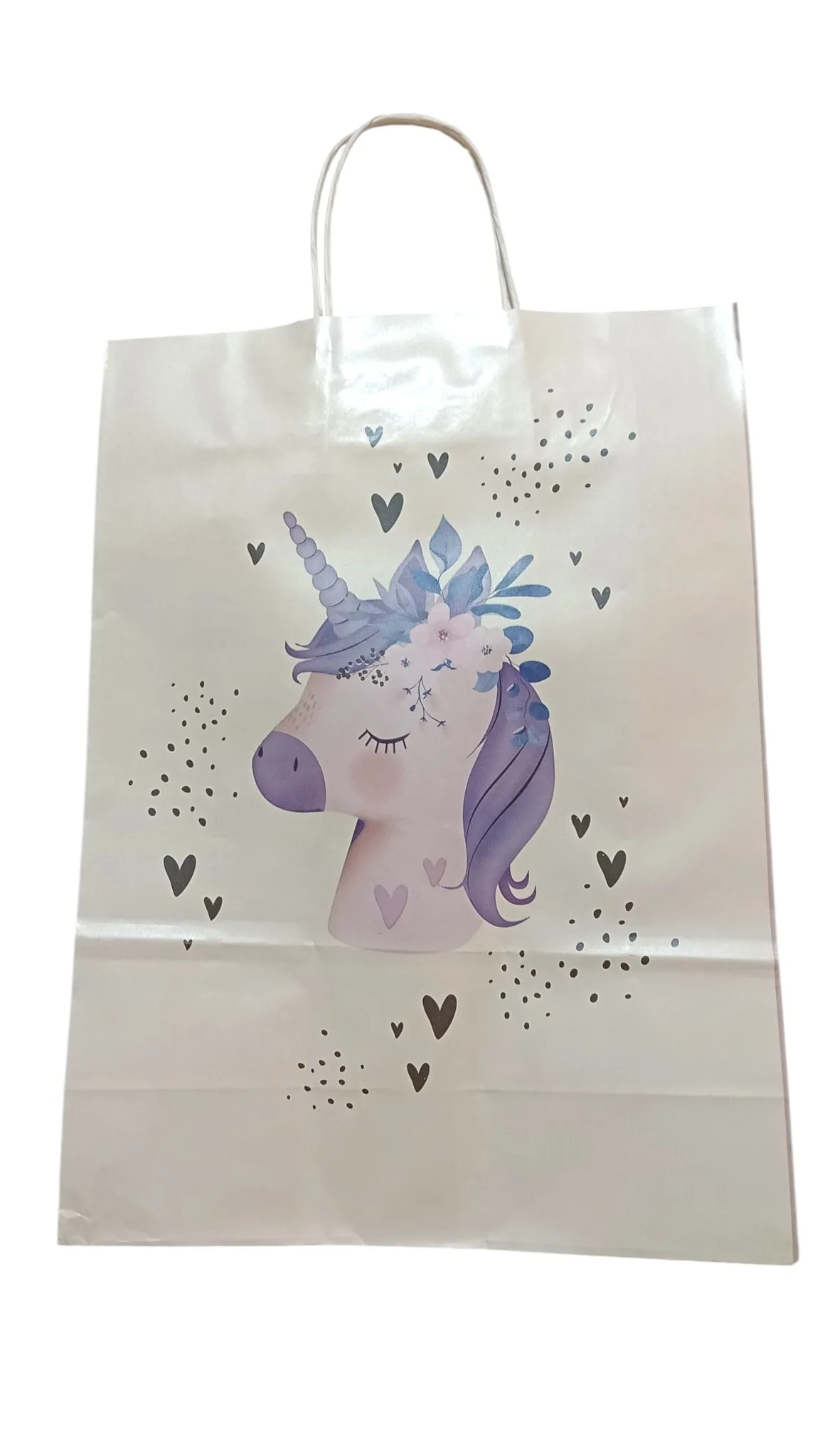 BOLSA FANTASIA 30X12X41 APROX. UNICORNIO