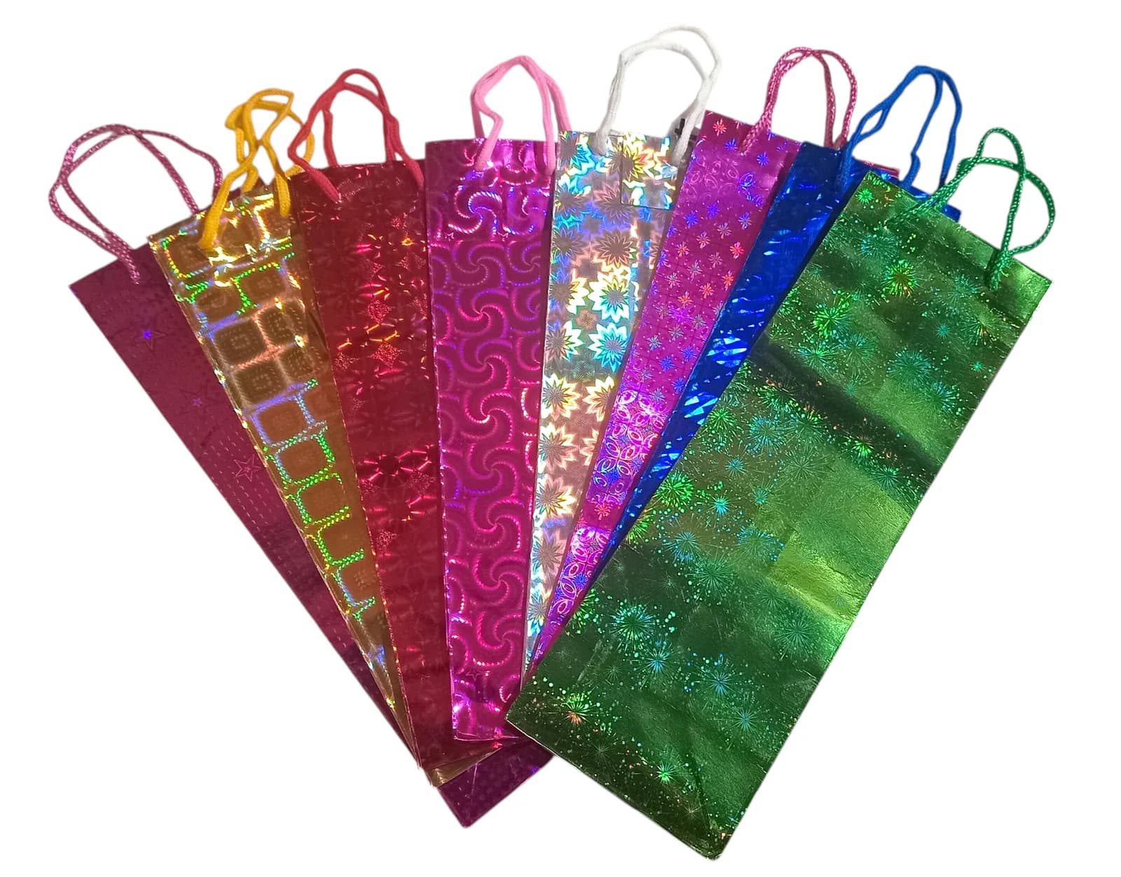 BOLSA HOLOGRAMADA LISA VINO