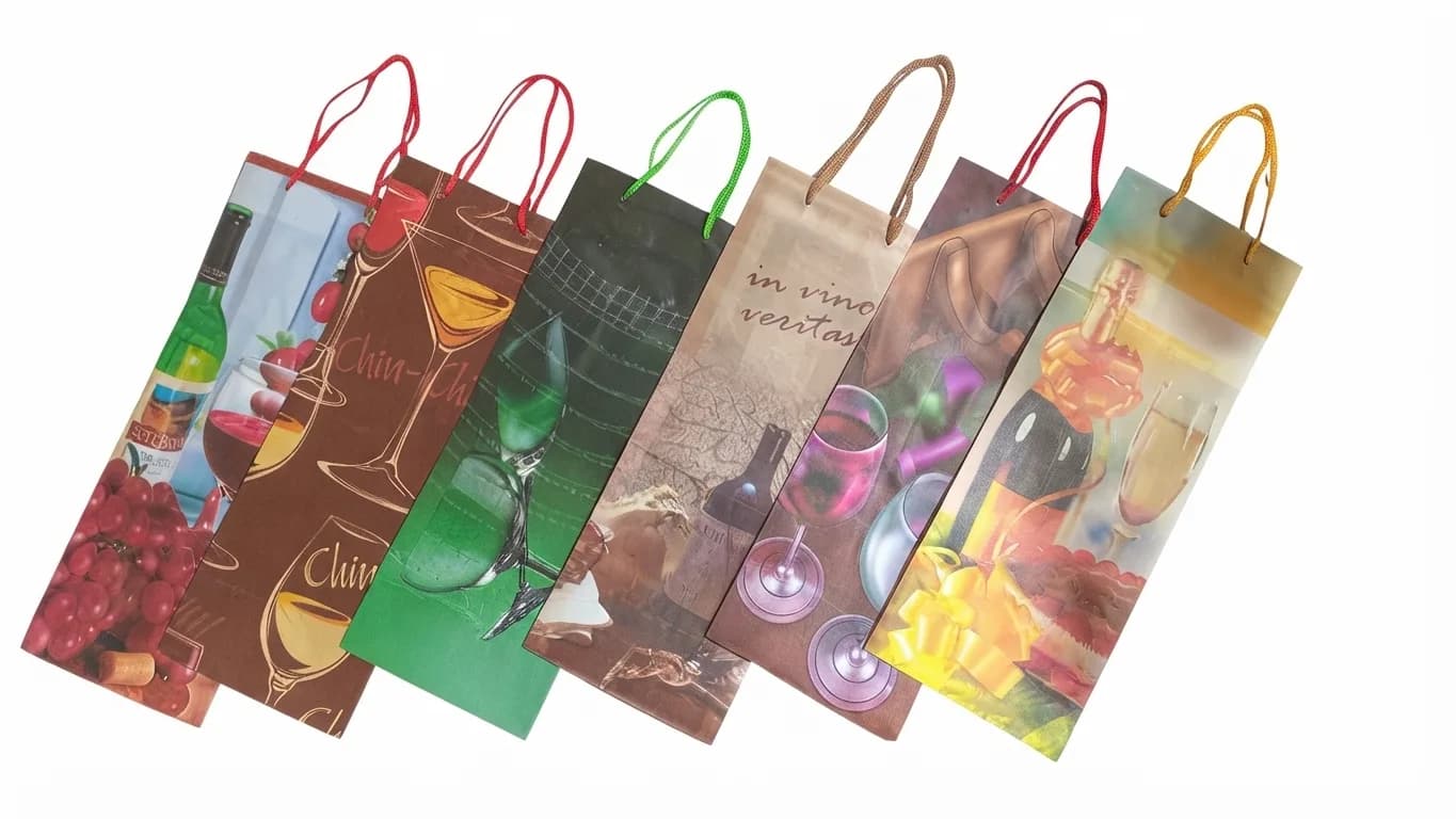 BOLSA VINERA PVC CON DIBUJOS