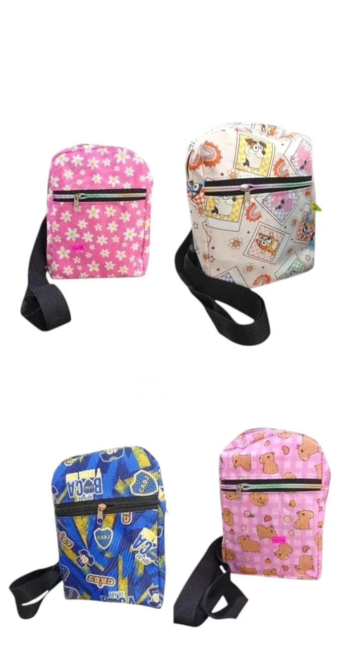 BOLSO HOMBRO CRUZADO C/ESTAMPAS VS INFANTIL