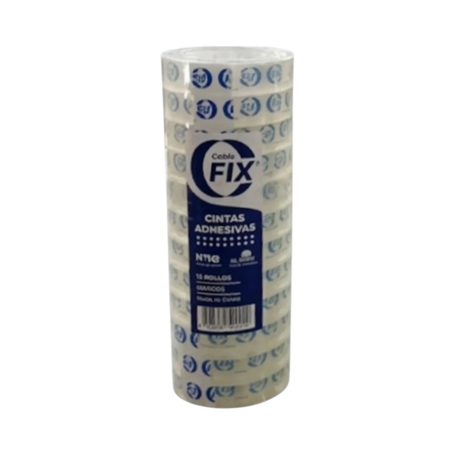 CINTA ADHESIVA CABLEFIX X 12 UNIDADES - 12 MM X 10 MTS - Nº10