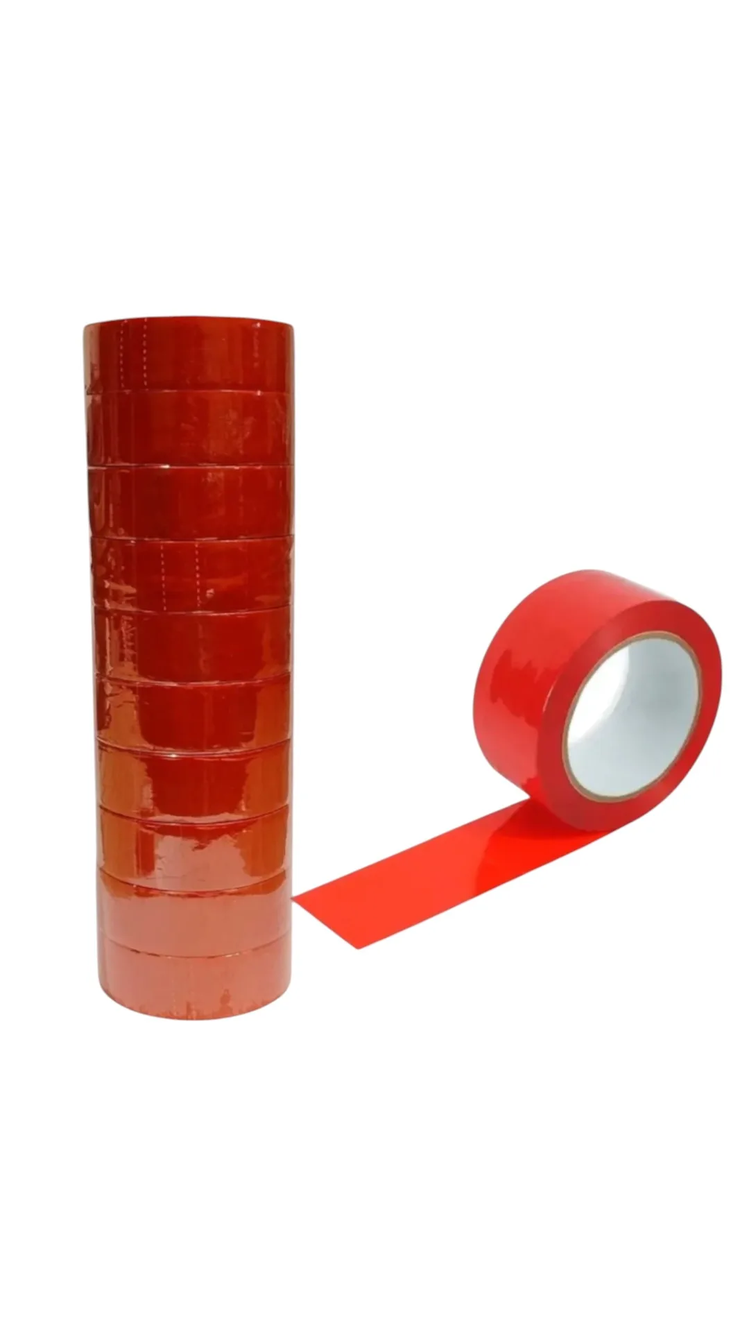 CINTA AISLADORA ROJA X 10 UNIDADES - 10 MTS.