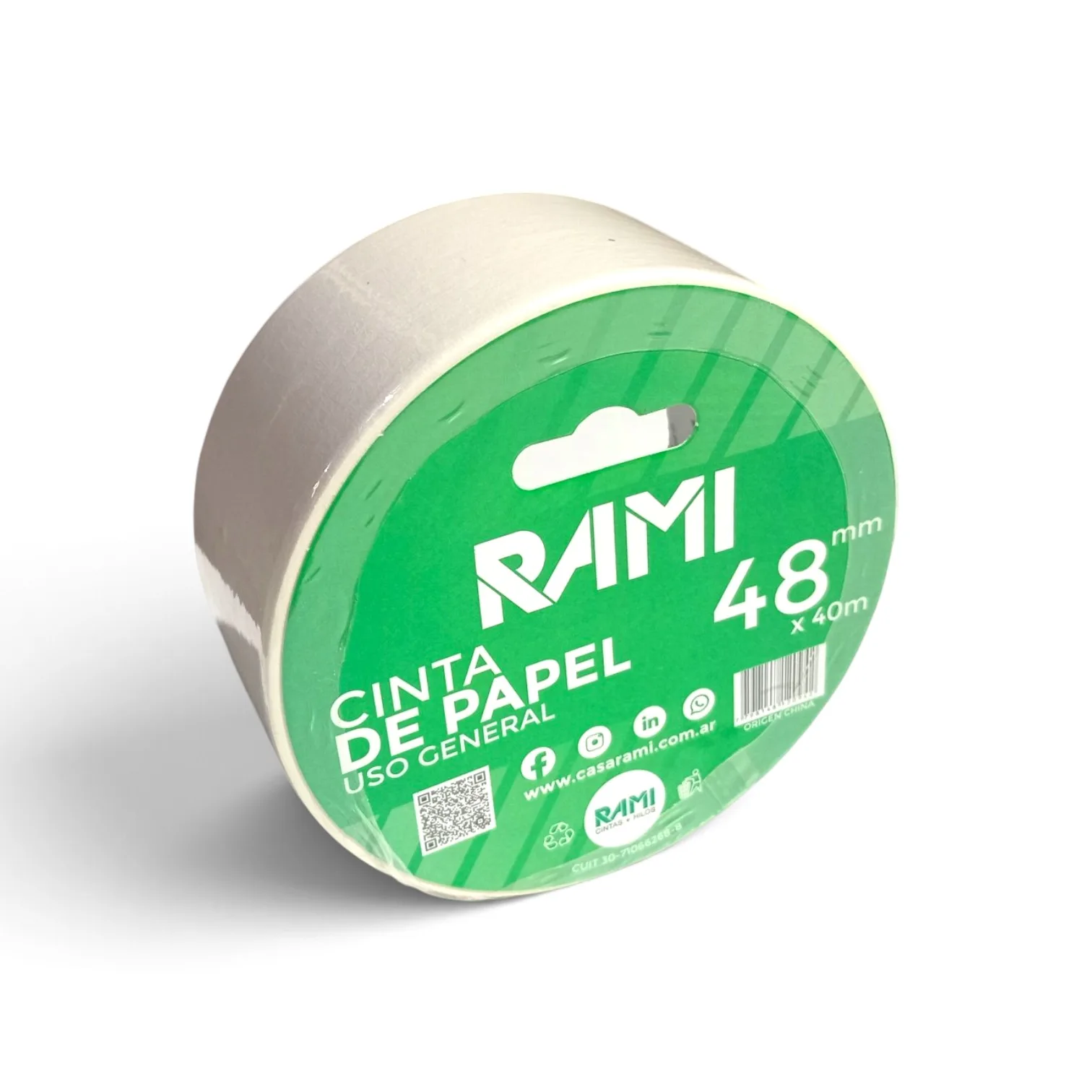 CINTA DE PAPEL RAMI - 48 MM X 40 MTS.