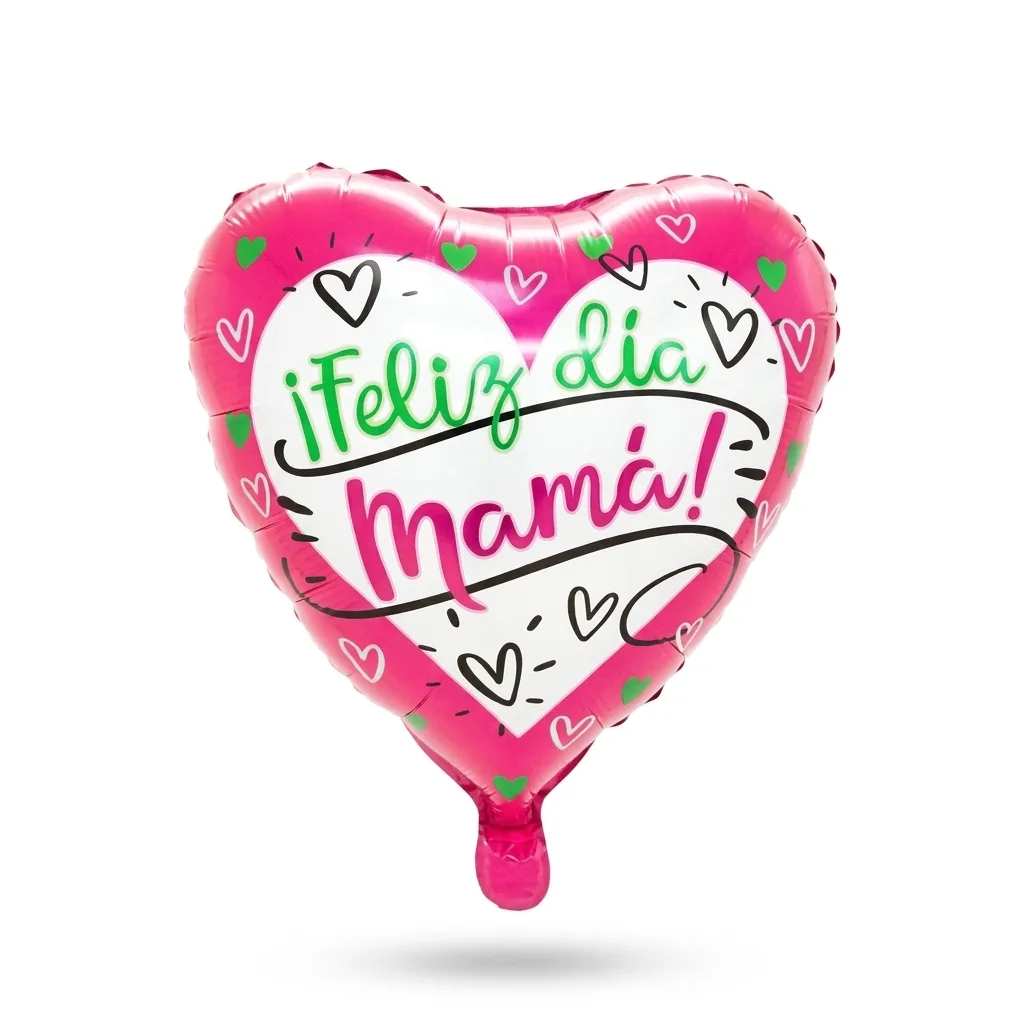 GLOBO FELIZ DIA MAMA 18" ROSADO
