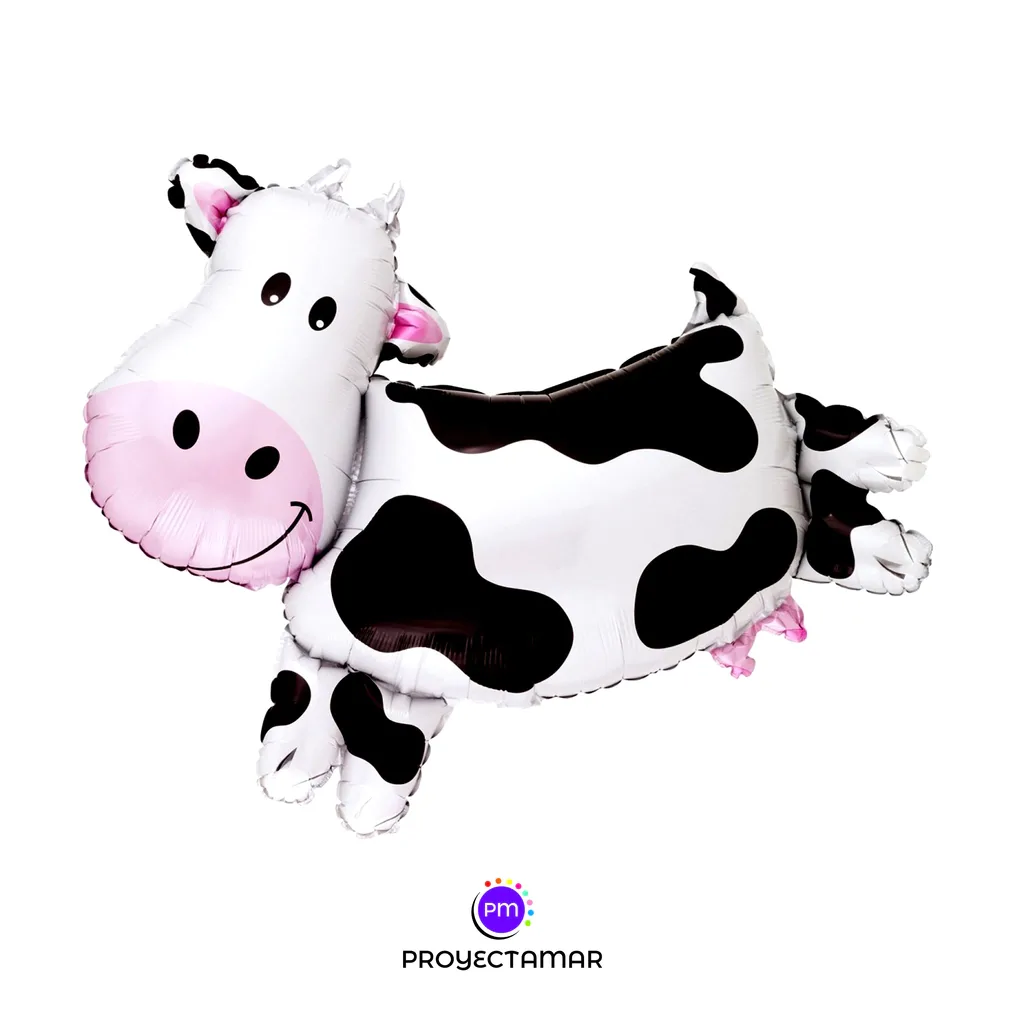 GLOBO VACA 14" METALIZADO