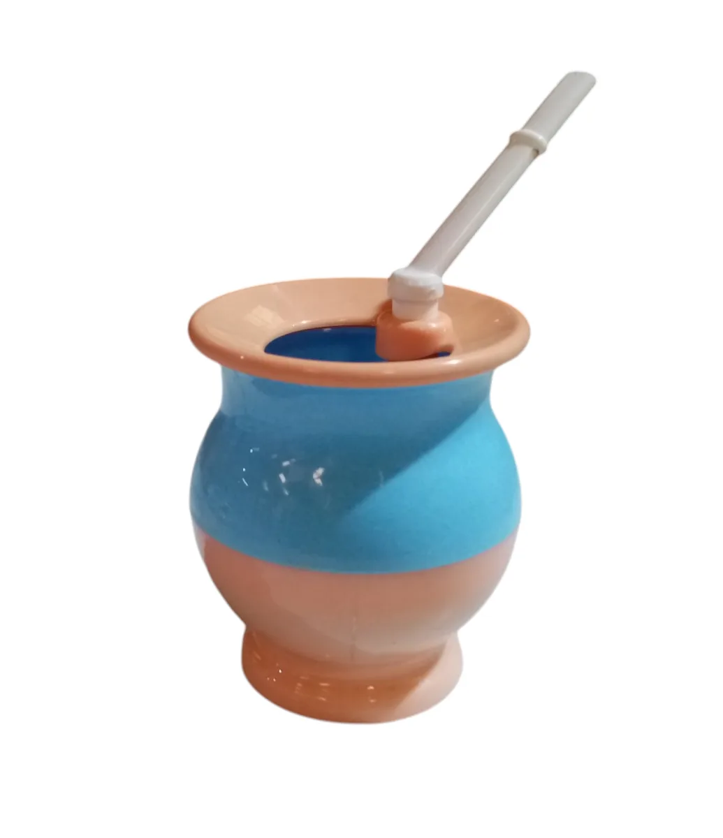 MATE C/ BOMBILLA PLASTICA