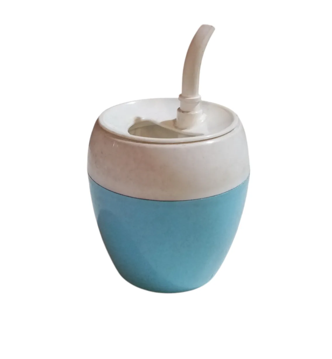 MATE TERMICO BOMBILLA PLASTICA