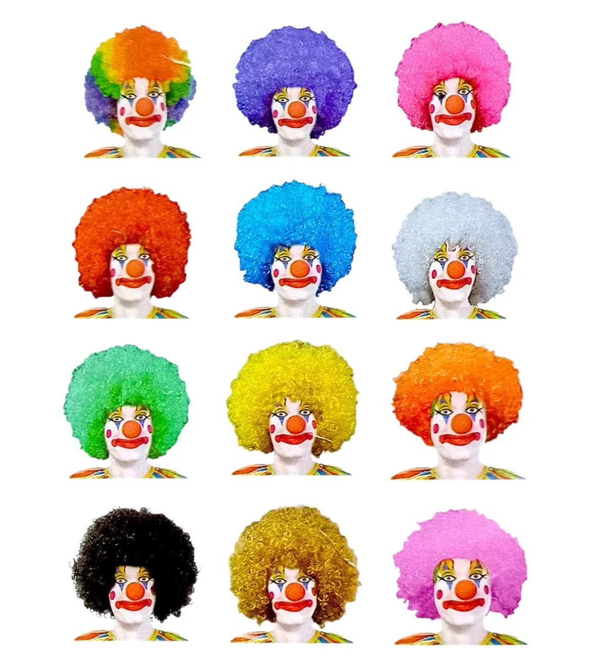 PELUCA COTILLON PAYASO