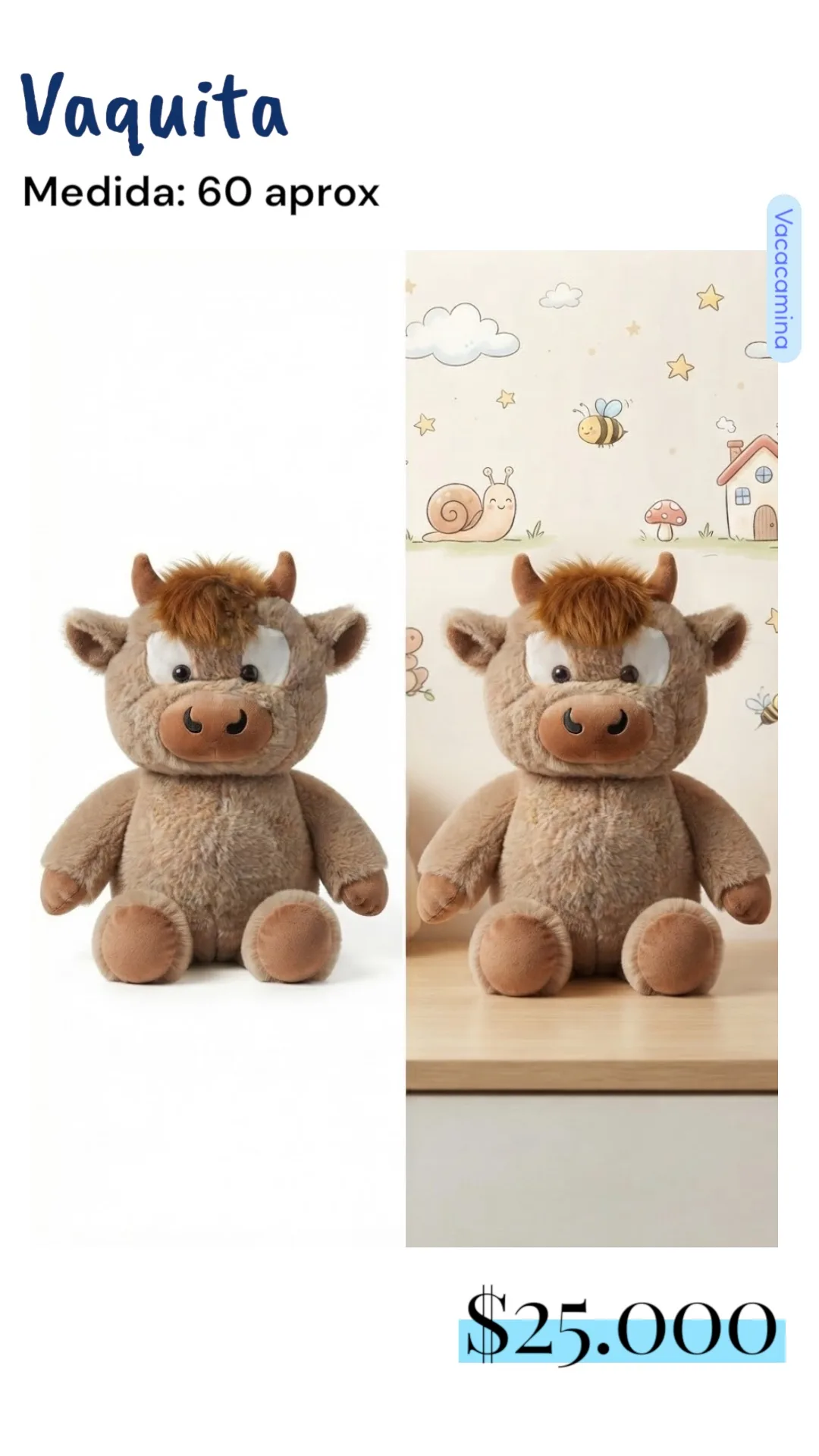 PELUCHE DE VACA