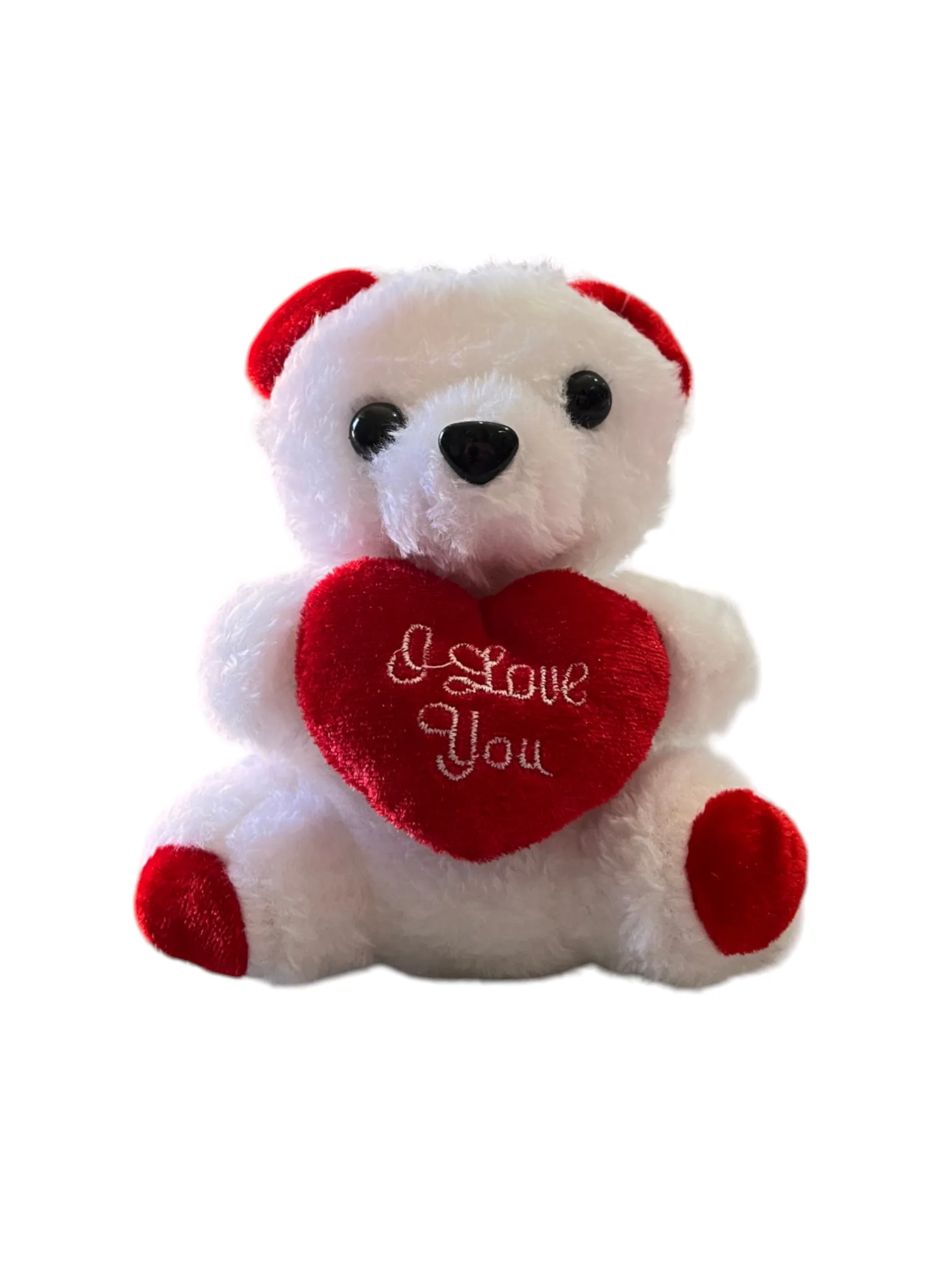 PELUCHE OSITO I LOVE YOU - 15 CM APROX
