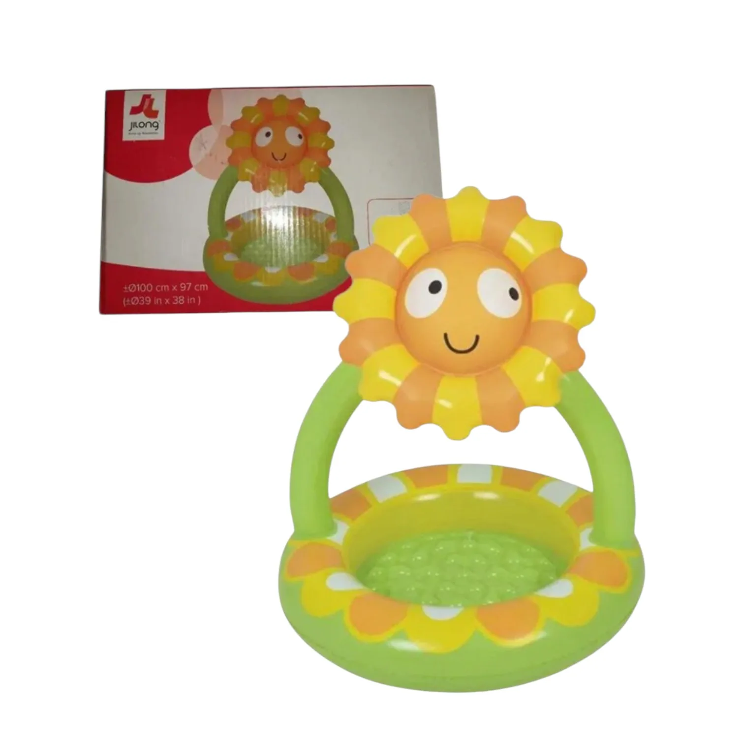 PILETA INFANTIL C/TECHITO GIRASOL - 100 X 97 CM