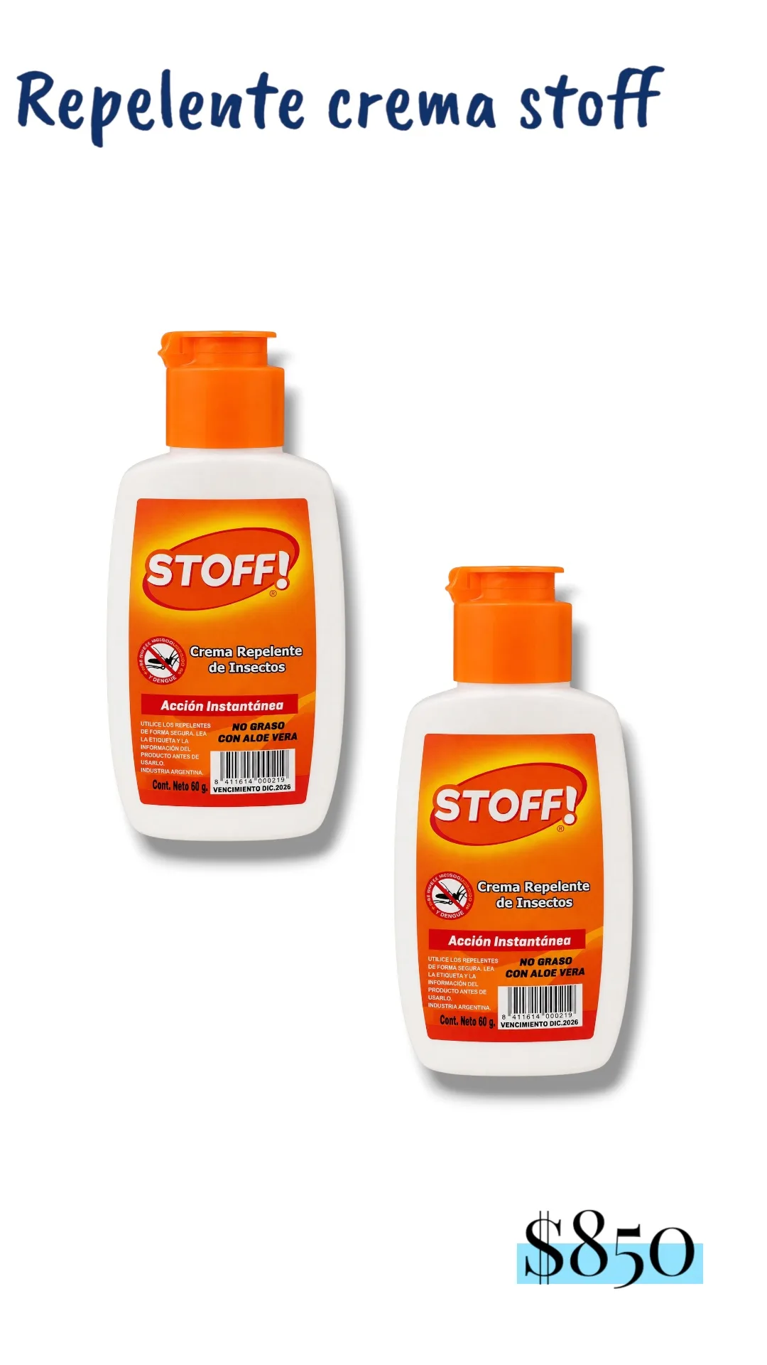 REPELENTE CREMA STOFF 60GR