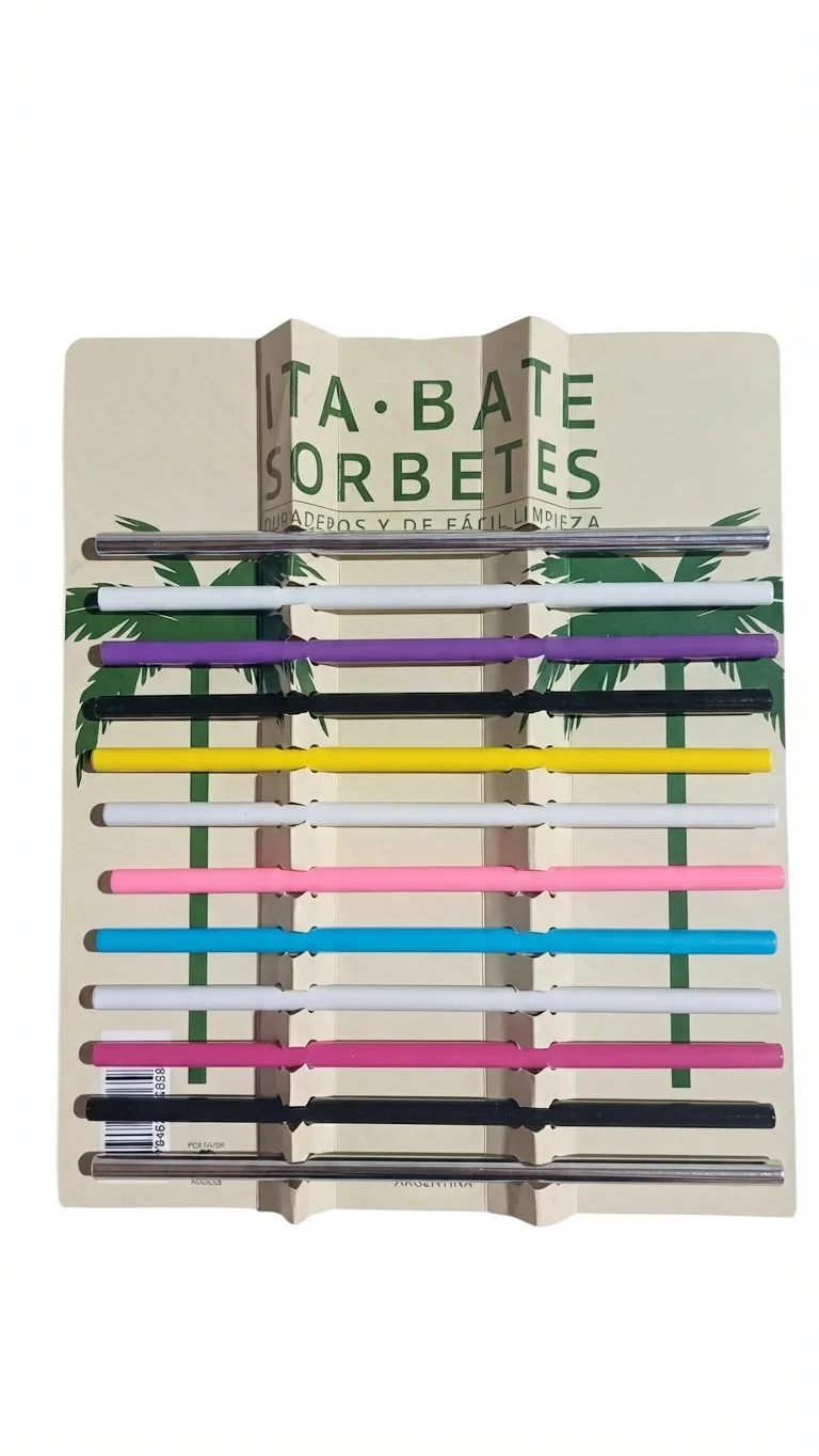 SORBETE DE ALUMINIO COLORES EN BLISTER X 12